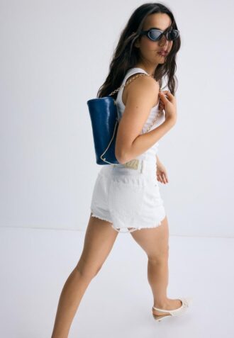 Bolso de hombro con asa de cadena Bolso de hombro con asa de cadena