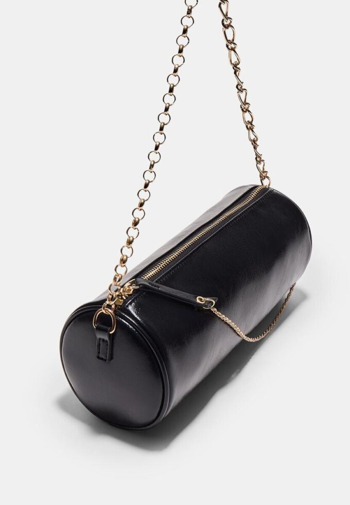 Bolso de hombro con asa de cadena