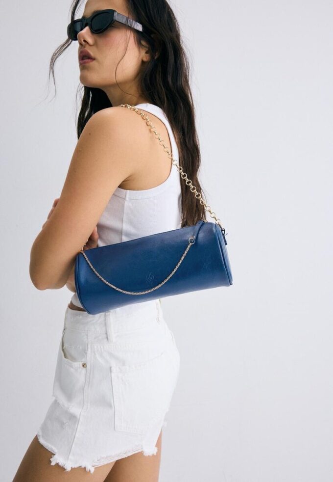 Bolso de hombro con asa de cadena Bolso de hombro con asa de cadena