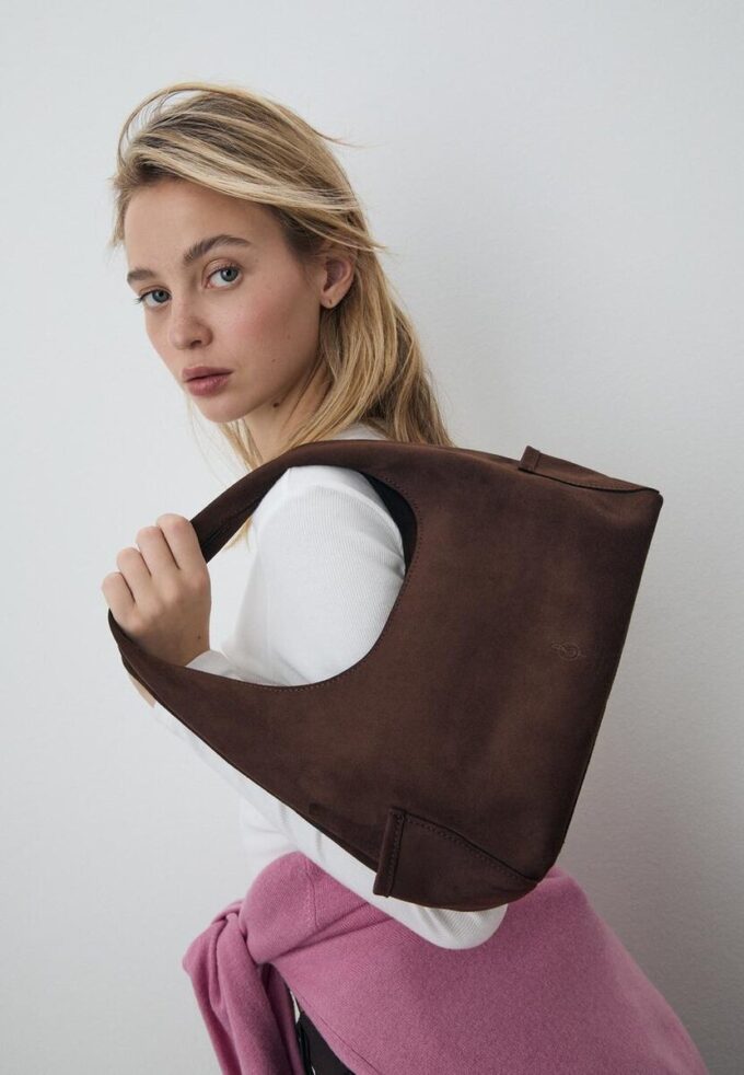 Bolso de hombro con bolsillos
