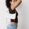 Bolso de hombro con cadena larga Bolso de hombro con cadena larga