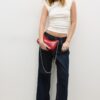 Bolso de hombro con cadena larga Bolso de hombro con cadena larga