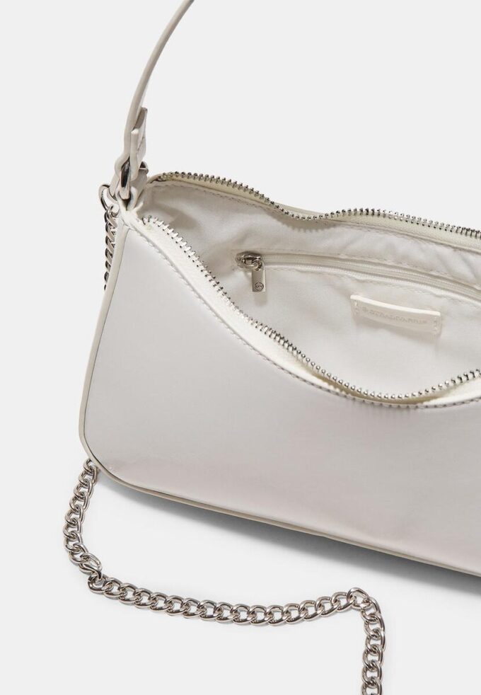 Bolso de hombro con cadena larga Bolso de hombro con cadena larga
