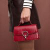 Bolso de hombro con cierre redondo Bolso de hombro con cierre redondo