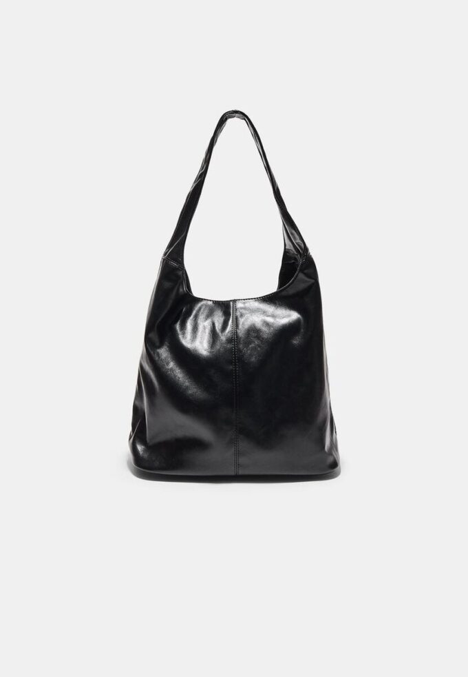 Bolso de hombro con cremallera