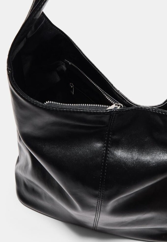 Bolso de hombro con cremallera