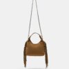 Bolso de hombro con flecos laterales Bolso de hombro con flecos laterales