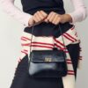 Bolso de hombro con solapa