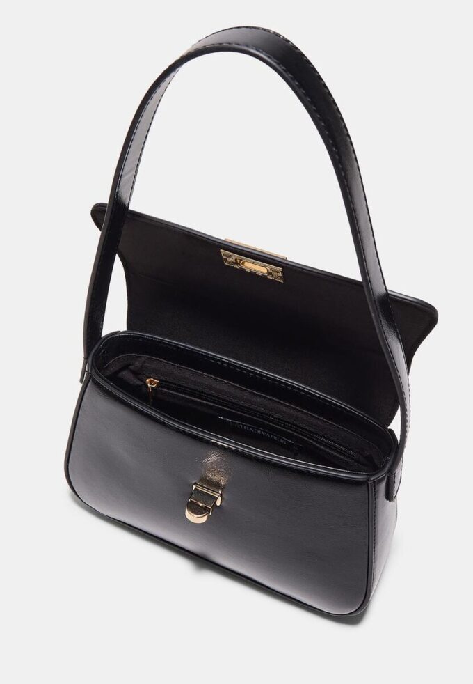 Bolso de hombro con solapa