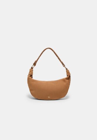 Bolso de hombro con tachuelas 100 % piel