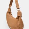 Bolso de hombro con tachuelas 100 % piel Bolso de hombro con tachuelas 100 % piel