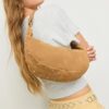 Bolso de hombro con tachuelas 100 % piel Bolso de hombro con tachuelas 100 % piel