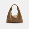 Bolso de hombro de ante sintético