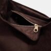 Bolso de hombro de ante sintético