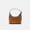 Bolso de hombro de ante sintético con detalle de hebilla
