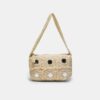 Bolso de hombro de ganchillo con espejos Bolso de hombro de ganchillo con espejos