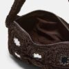 Bolso de hombro de ganchillo con espejos Bolso de hombro de ganchillo con espejos