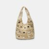 Bolso de hombro grande con espejos