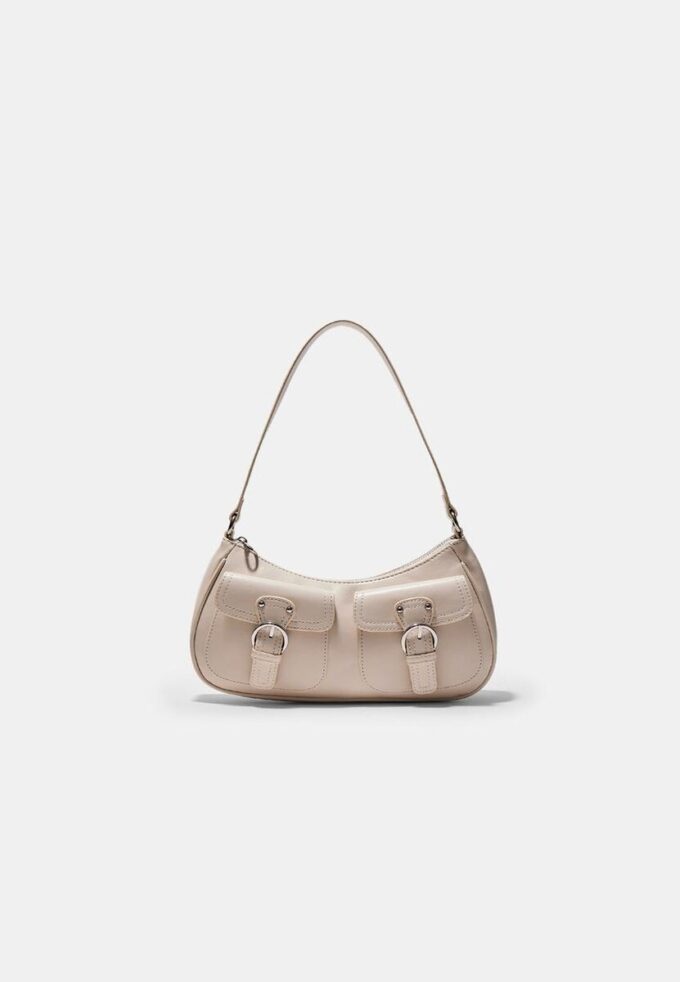 Bolso de hombro Half-Moon con bolsillos