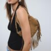 Bolso de hombro Moon con flecos