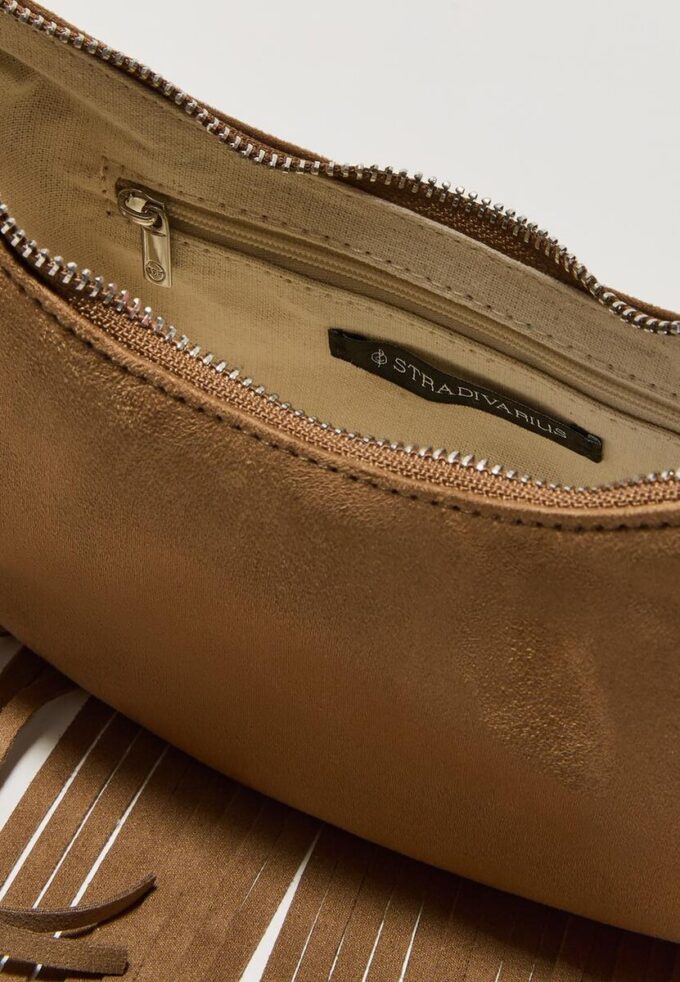 Bolso de hombro Moon con flecos