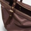 Bolso shopper con contraste Bolso shopper con contraste