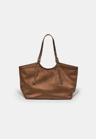 Bolso shopper con detalle de mini hebilla
