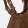 Bolso shopper con detalle de mini hebilla