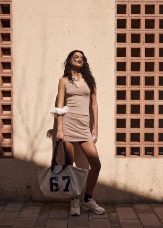 Bolso shopper de algodón