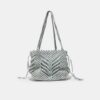 Bolso shopper de ganchillo con hilo metálico Bolso shopper de ganchillo con hilo metálico