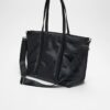 Bolso shopper de tela con lazo Bolso shopper de tela con lazo