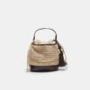 Bolso tipo cubo combinado de ganchillo Bolso tipo cubo combinado de ganchillo