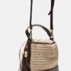 Bolso tipo cubo combinado de ganchillo Bolso tipo cubo combinado de ganchillo