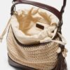 Bolso tipo cubo combinado de ganchillo Bolso tipo cubo combinado de ganchillo