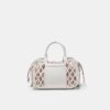Bolso tote combinado tipo cesta Bolso tote combinado tipo cesta