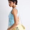 Bolso tote combinado tipo cesta Bolso tote combinado tipo cesta