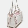 Bolso tote combinado tipo cesta Bolso tote combinado tipo cesta