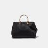 Bolso tote con asa metálica Bolso tote con asa metálica