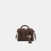 Bolso tote redondo de ganchillo Bolso tote redondo de ganchillo