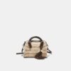 Bolso tote redondo de ganchillo Bolso tote redondo de ganchillo
