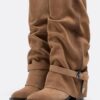 Botas de piel Joots de tacón alto Botas de piel Joots de tacón alto