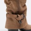 Botas de piel Joots de tacón alto Botas de piel Joots de tacón alto