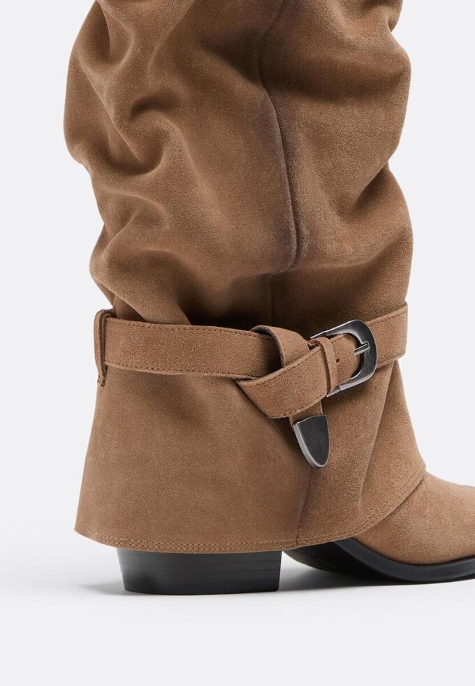 Botas de piel Joots de tacón alto Botas de piel Joots de tacón alto