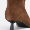 Botas de piel slouchy con tacón bajo
