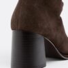 Botas de tacón holgadas de piel
