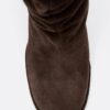 Botas de tacón holgadas de piel