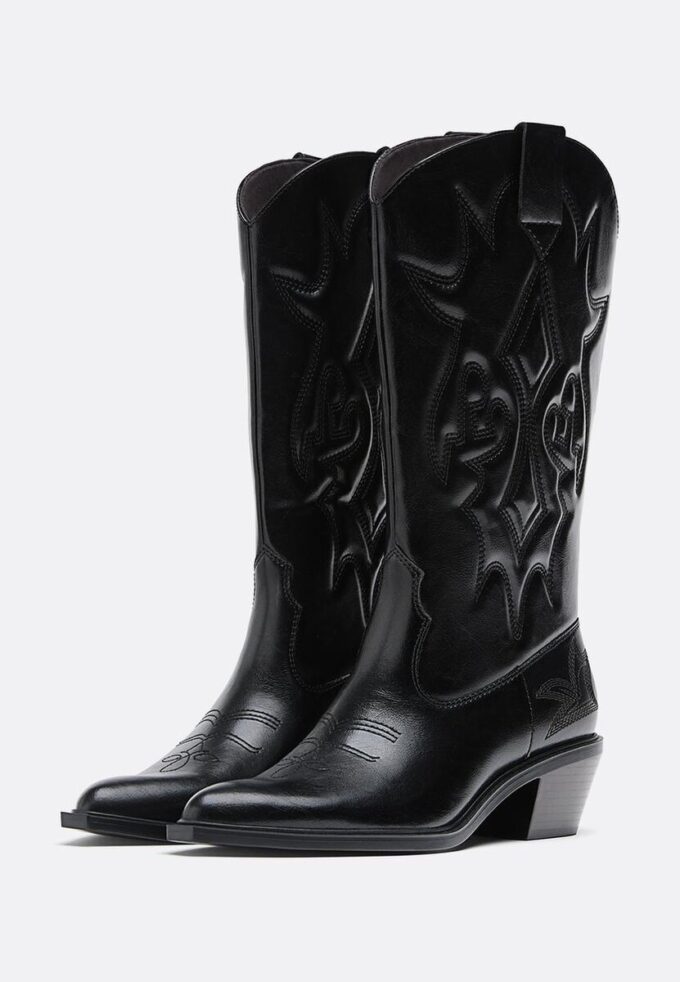 Botas vaqueras con tacón Botas vaqueras con tacón