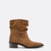 Botines de piel estilo cowboy slouchy Botines de piel estilo cowboy slouchy