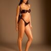 Braguitas de bikini brasileñas básicas de satén Braguitas de bikini brasileñas básicas de satén