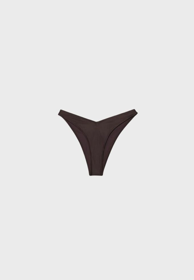 Braguitas de bikini brasileñas básicas de satén Braguitas de bikini brasileñas básicas de satén